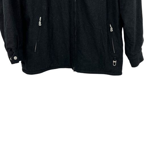 Bogner Goan Thylmann Charcoal Gray Wool Zip Front Coat Jacket Mens Size 44 - Picture 7 of 16